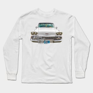 1958  Chevrolet Bel Air 2 Door Sedan Long Sleeve T-Shirt